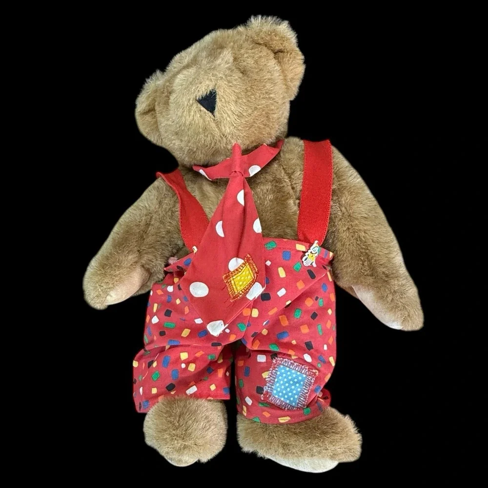 Vermont Teddy Bear Hobo‎ Clown w/ Suspenders And Tie W/ Original Tags 1993